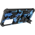 thumbnail image 6 of Camouflage Case for Samsung Galaxy Note 20 Ultra with Magnetic Kickstand, Built-in 360° Rotate Ring Stand Magnetic Car Mount Cover Case Phone Cover Case for Galaxy Note 20 Ultra MC Dark Blue, 6 of 12