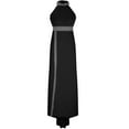 thumbnail image 6 of IROINNID Women's Sheath Dress Fashion Causal Long Slim Sleeveless Formal Dress Solid Color Elastic Waist Dress, 6 of 9