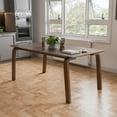 thumbnail image 4 of Furniture of America Erik 71" Rectangle Indoor Dining Table, Walnut, 4 of 12