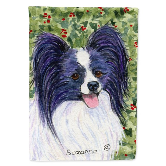 Caroline's Treasures SS8811-FLAG-PARENT Papillon Flag, , multicolor