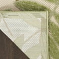 thumbnail image 6 of Nourison Aloha Indoor/Outdoor Ivory Green 2' x 6' Area Rug (2x6), 6 of 8