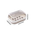 thumbnail image 3 of Soap Dish with Drainage Tray for Bathroom and Kitchen – Non-Slip Portable Soap Holder to Keep Soap Dry and Clean, 3 of 6