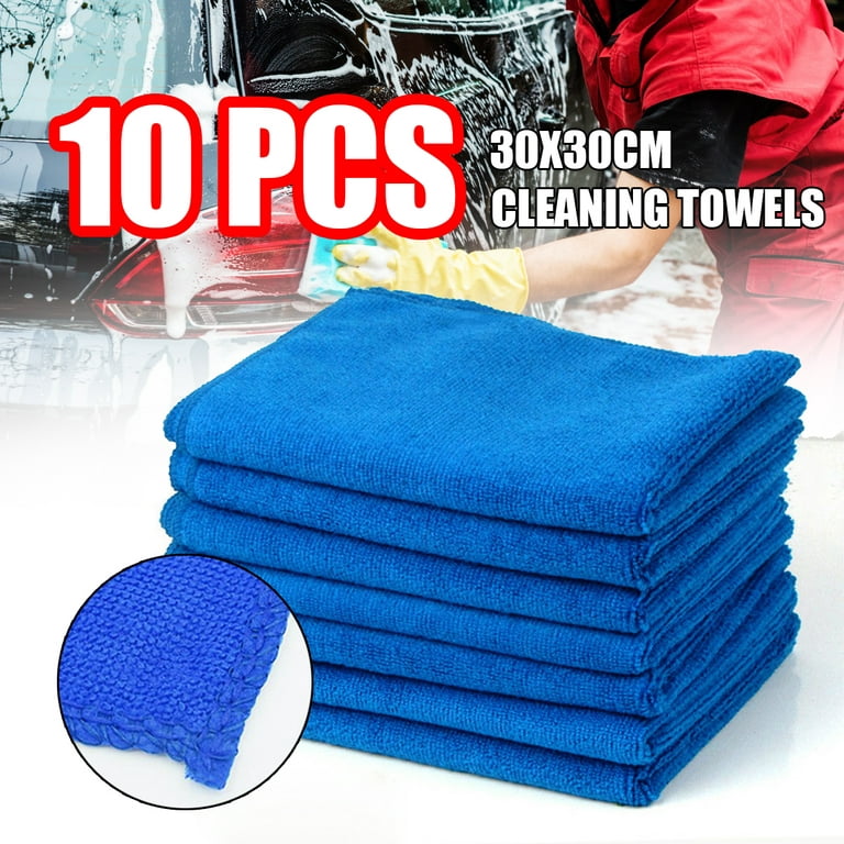 Reusable Cleaning Microfiber Towel Home No-scratch Car Polishing Cloth Rag