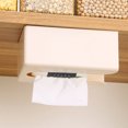thumbnail image 1 of Caja de pañuelos de pared Servilleteros Estuche para toallas de papel autoadhesivo (Beige), 1 of 5