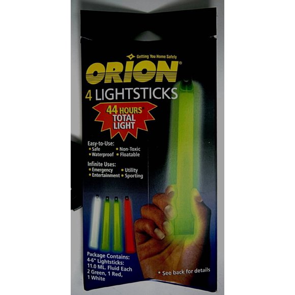 Paquete Pequeño de 4 Bastones Luminosos Orion Safety 924-A