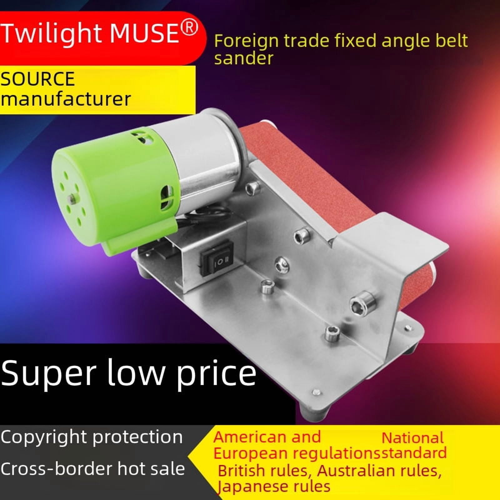 Mini Ponceuse Électrique Compacte DIY-Friendly : Outil de Bureau Multifonctionnel 220V AC/DC pour Affûter, Meuler, Polir et Poncer – Machine à Barbe Haute Efficacité 795 pour Débutants &