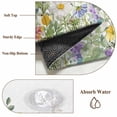 thumbnail image 2 of Spring Floral Kitchen Runner Rug 2x6 Washable Runners for Hallway Non Slip Watercolor Flower Eucalyptus Leaves Botanical Large Area Rug Indoor Floor Carpet for Bathroom Laundry Entryway Bedroom, 2 of 8