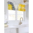 thumbnail image 3 of Valances for Windows Abstract Graffiti Rod Pocket Cafe Window Treatments Valance Curtains for Kitchen Bathroom Laundry Basement Windows 42"x12", 3 of 9