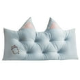 thumbnail image 1 of BKER " Style Cat Ear Design Bedside Pillow Comfortable Backrest For Couch Sofa And Window Seat With Soft Large Cushion", 1 of 4