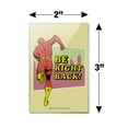 thumbnail image 3 of The Flash Be Right Back Rectangle Acrylic Fridge Refrigerator Magnet, 3 of 5