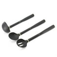 thumbnail image 4 of Gibson Home Hamps Bridge 10-Piece Nylon Kitchen Tool Set and Utensil Crock in Black and Gold, 4 of 4