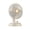 Beige, variant on Vintage Metal Desk Fan Retro Table Fan Rechargeable, Oscillating USB Battery Operated Fan, Small Quiet Bedroom Fan for Home Office Dorm