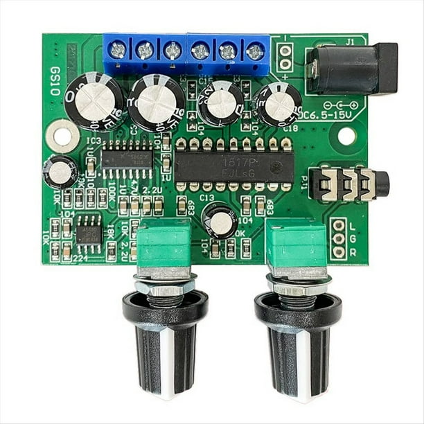 Placa Amplificadora de Subwoofer Digital de 2.1 Canales, 2 X 6 W + 25 W, Amplificador de Potencia de Audio Estéreo HiFi de Graves Puros, Módulo de Doble Canal.
