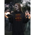 thumbnail image 2 of I Love Pumkin Spice Everything Hoodie Women - Women Hoodie, Black, Large, 2 of 4