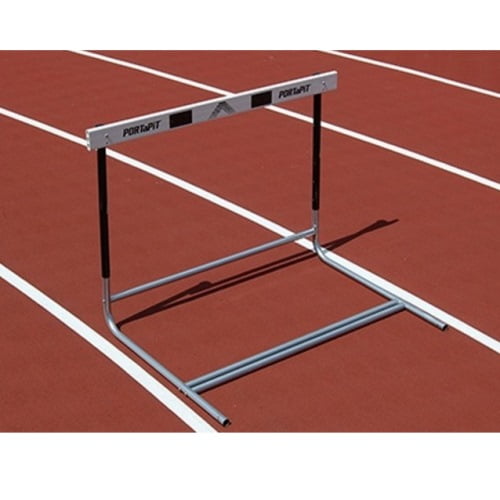 High School Track and Field Steel Hurdles by Port A Pit