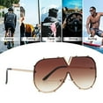 thumbnail image 5 of Gafas de sol V8, gafas de moda, gafas de sol personalizadas de una sola pieza, hechas de metal, 5 of 5