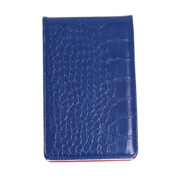 lacooooppia Golf Scorecard Book Golf Scorecard Holder Outdoor Golfer Men Women PU Leather Golf Score Cards Wallet Golf Yardage Book Cover blue
