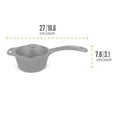 thumbnail image 4 of Petromax Cast Iron Saucepan with Pour Spouts, Sauce Pot for Kitchen or Camping, Pre-Seasoned Cookware Conducts Heat Evenly, 16.9 oz, 4 of 7