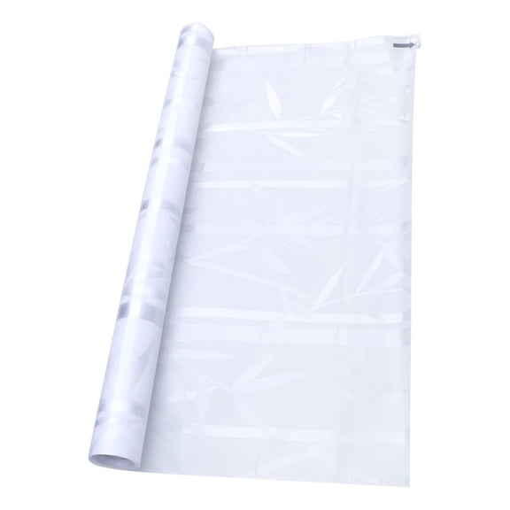 SWETRACE White Oblique Grid Window Film Static Cling Privacy Decorative Glass Film for Home