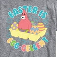 thumbnail image 3 of SpongeBob Squarepants - Easter Is Egg-cellent Patrick - Men's Short Sleeve Graphic T-Shirt, 3 of 6