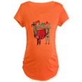 thumbnail image 1 of CafePress - Fa La La Llama - Maternity Dark T-Shirt, 1 of 1