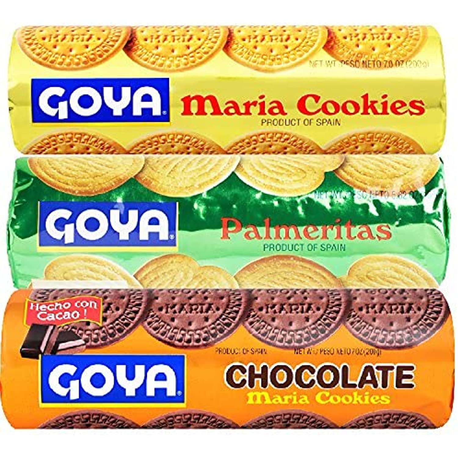 Goya Cookie Variety Pack, 1 Each Traditional Maria Cookies 7Oz