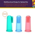 thumbnail image 4 of Special Supplies Silicone Colorful Finger Toothbrush (6 Pack), Latex-Free, Great for Oral Motor Stimulation, Dishwasher-Safe, Case Included, 4 of 7