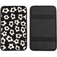 thumbnail image 5 of Adastrah Funda Para Consola Central De Coche, Diseño De Flores Blancas, Para Consola Central De Coche, Protector Para Reposabrazos Para Vehículo, Suv, Camión, Coche, 5 of 5