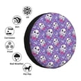 thumbnail image 4 of Gukieu Owl And Flowers Print Car Tire Cover, Adjustable Waterproof and Dustproof Tire Protection Cover, Suitable for SUV, Truck, Van-15 inch, 4 of 6