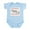 Sky Blue, variant on CafePress - Salmon Stalker Infant Bodysuit - Baby Light Bodysuit, Size Newborn - 24 Months