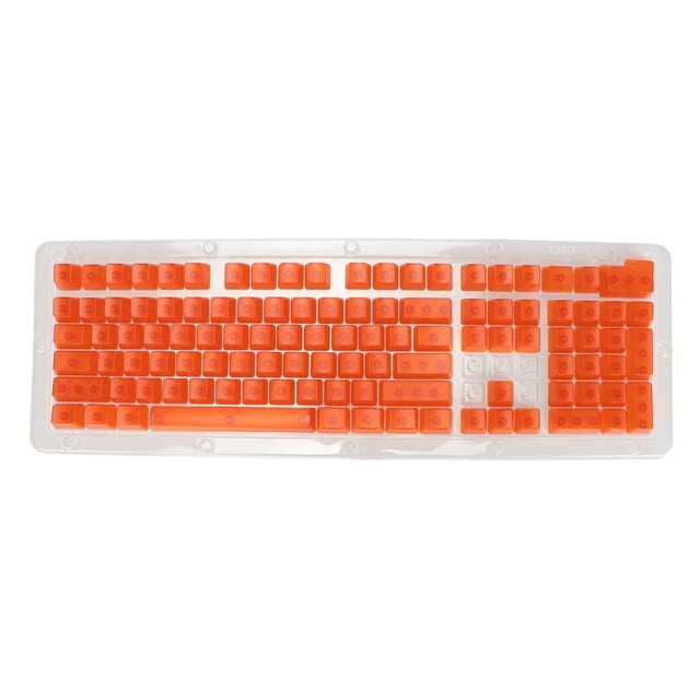 Fyydes Keyboard Keycaps 108 Key OEM Height DIY Transparent Matte Mechanical Keycap for 61/87/104 Key Mechanical Keyboard,Backlit Keycaps,Pastel Keycaps