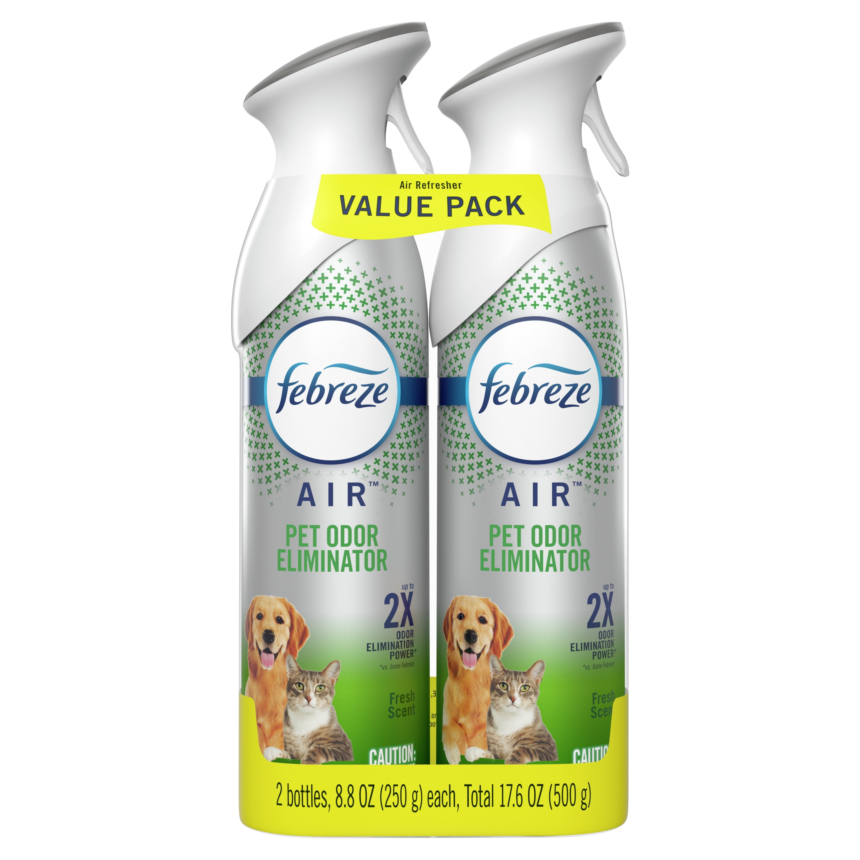 Febreze Air Freshener Pet Odor Fighter, Fresh, Pack of 2, 8.8 oz each