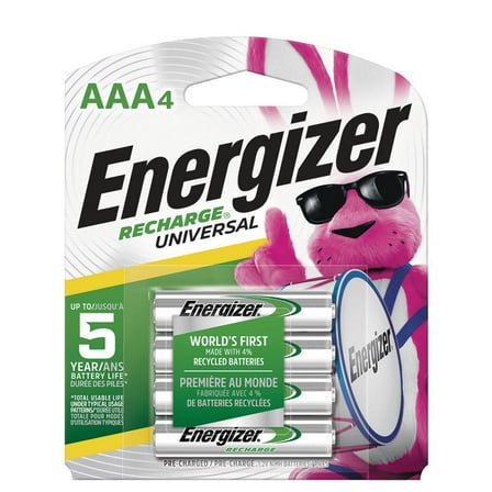 Energizer AAA Rechargeable NiMH Batteries