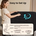 thumbnail image 3 of Ophanie Inflatable Dog Bed for Large Dogs, Waterproof Portable Orthopedic Pet Air Couch with Pump, Inflates in 1.5 Minutes, for Home and Camping, Black, 45" x 33" x 7.5", 3 of 8