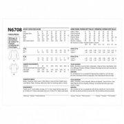 New Look Sewing Pattern 6708 - Tops for Women - A (6-8-10-12-14-16-18) - Easy