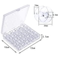 thumbnail image 2 of Sewing Machine Bobbins, 25 Pieces Bobbin Thread Sewing Machine Bobbins with Storage Box, 2 of 5