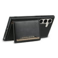 thumbnail image 5 of Detachable Wallet Card Case For Samsung S23 Plus,Wallet Case Credit Card Holder, Premium Leather Kickstand Flip Hidden Magnetic Clasp Durable Shockproof Protective for Samsung Galaxy S23 Plus,Black, 5 of 10