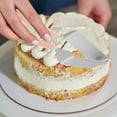 thumbnail image 4 of unbranded Y Servidor De Pastel Plateado De Acero Inoxidable Para Reuniones, 4 of 8