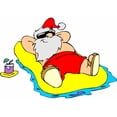 thumbnail image 3 of CafePress - Sunbathing Santa White T Shirt - Men's Classic Cotton T-Shirts, 3 of 3