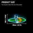 thumbnail image 6 of Y YUNHSOM Surfboard Shaped Neon Sign, USB Power Dimmable LED Neon Sign for Wall Decor, Surfing Themed Restaurants Decor, Beach Bars, and Leisure Places (15.7 * 7.8 inch), 6 of 9
