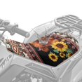 thumbnail image 2 of Renewold Heavy Duty ATV Seat Cover 25x10 Inch Polyester Fabric Four Wheeler Seat Cover Waterproof & Tear Resistant for Polaris Sportsman, American Tribal Highland Cow Sunflower Claret, 2 of 7
