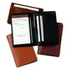 Royce Leather Deluxe Note Jotter Organizer (One size, Black)