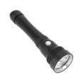 thumbnail image 3 of Underwater Torch, 100M Dive Depth 400m Shooting Distance 3 LED Wicks Professional Diving Lamp 4000lm Simple Operation Aviation Aluminum  For Hunting, 3 of 8