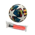 thumbnail image 2 of Bola de fútbol tamaño 5, entrenamiento de fútbol para regular 11 un lado Use el balón de partido oficial de fútbol para clubes, al aire libre, Azul, 2 of 8