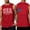 Red, variant on LNZGNM Mens 250 Anniversary USA Tank Tops Plus Size American Flag Sleeveless Shirt Muscle Graphic Tank Tops Athletic Parade Tee Shirts,White 4XL
