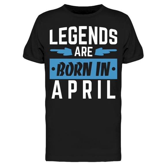 Born In April Men's T-shirt