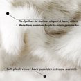thumbnail image 6 of White Faux Fur Blanket for Bed,Couch,Large Thick Fur Throw Blanket,Fluffy Fox Fur Throws,60"x80", 6 of 9