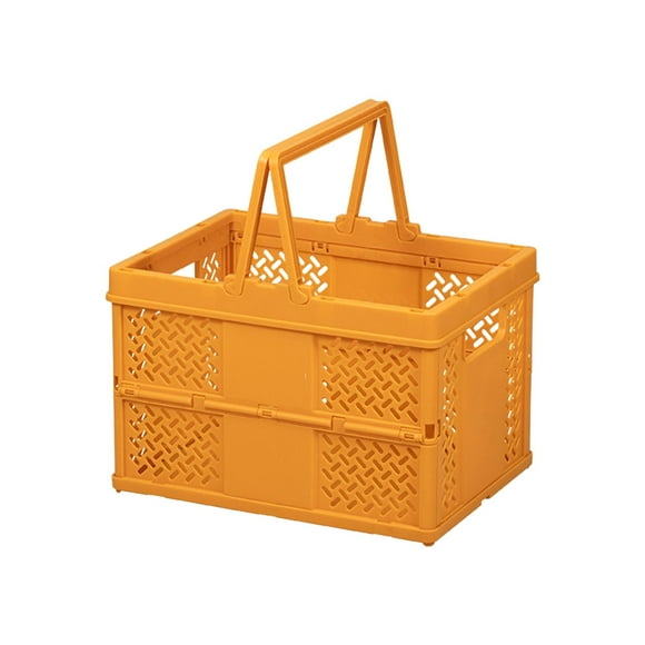 RXIRUCGD Organizers and Storage Outdoor Picnic Basket Supermarket Shopping Basket Spring Outing Vegetable Basket Portable Carry Basket Vegetable And Fruit Basket Folding Storage Basket Clearance Items