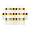 thumbnail image 3 of 20 Pieces Empty Glass Dropper Bottles Tincture Bottles Containers for Perfume Oils Liquids Gold 2ml, 3 of 8
