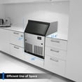 thumbnail image 5 of Coolake Commercial Ice Maker 320 lbs Output, Stainless Steel, for Home or Restaurant, 5 of 8